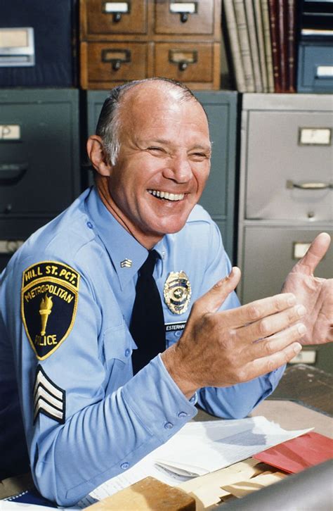 <b>Michael</b> <b>Conrad</b> was a stalwart American character <b>actor</b> who appeared frequently on television, best known for his recurring role as the desk sergeant Phil Esterhaus on Hill Street Blues (1981), for which he won twice Outstanding Supporting <b>Actor</b> in a Drama Series Emmy Awards, in 1981-1982. . Did actor michael conrad have a glass eye